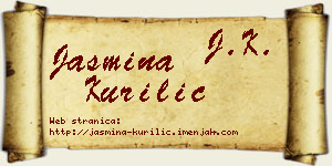 Jasmina Kurilić vizit kartica